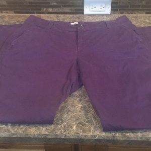 Purple Old Navy Khakis
